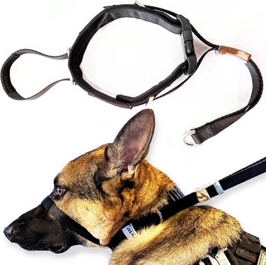PetsProMax нашийник-струна для собак, анти-тягнучий, тренувальний, розмір L — повідок-ошийник для дресирування собак, зупиняє тягнення, преміум-якість