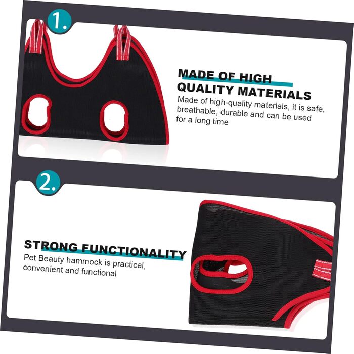 Гамак для грумінгу собак і котів JUMPLAWN: догляд за кігтями, миття, комфорт. Набір для грумінгу з щіткою та стрижкою.