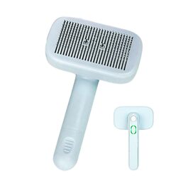 Щітка для грумінгу тварин з самоочищенням | Для собак та котів різних розмірів