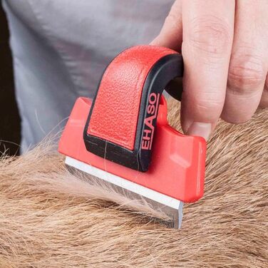 Гребінець для собак та котів EHASO для видалення підшерстя, 100 мм - підходить для довгої та короткої шерсті