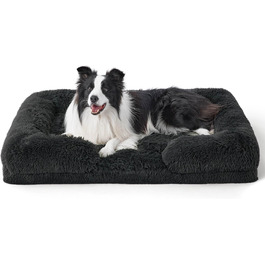 Ортопедичне ліжко для собак BEDSURE - 71x58 см. Зручне ліжко-софа для маленьких собак з ефектом пам'яті, миється, нековзне, ортопедичне