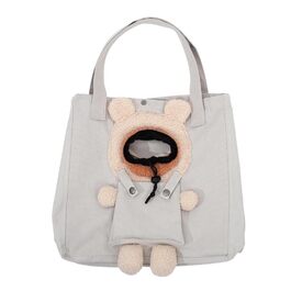 Сумка-переноска для тварин 13,8 дюймів, м'яка, дихаюча, з літерами | Стильна переноска для собак і котів, ідеальна для подорожей та візитів до ветеринара