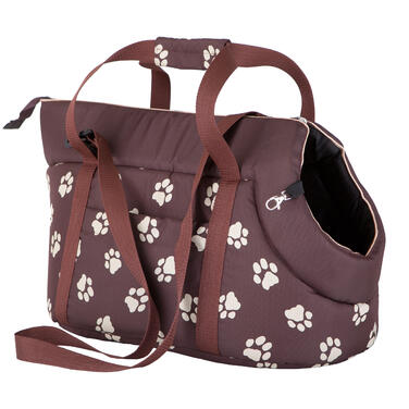 Транспортувальна сумка-переноска Doggy (пінопласт), біла, розмір M (43 x 27 x 25 см)