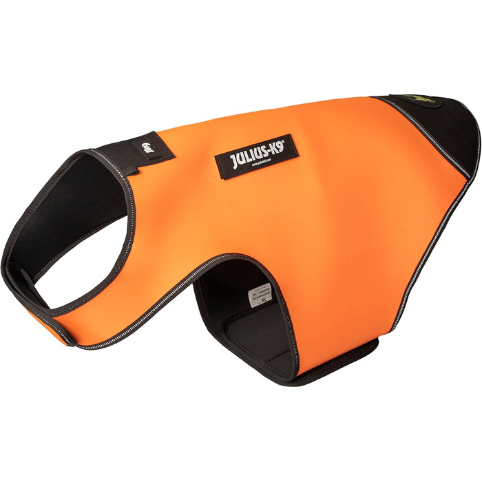 Одяг для собак Julius-K9 IDC Neopren, XL, чорний та UV-оранжевий