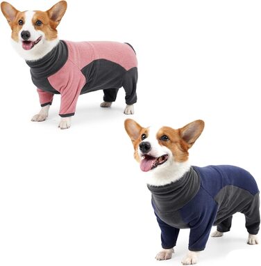 Флісова куртка для собак, теплий зимовий плащ, водолазка з шнурком, регульована посадка для малих, середніх та великих собак