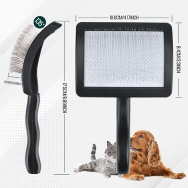 Гребінець для собак від Haustierkamm: видаляє ковтуни та вичісує шерсть середніх та довгошерстих собак