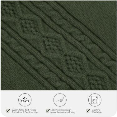 Вовняний пуловер для собак середніх порід - теплий, дихаючий, з коміром-гетром (M, зелений)