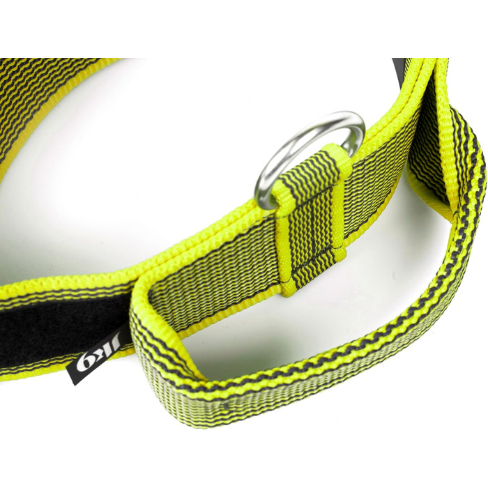 Нашийник Julius K-9 200HA-K-2015 серії Color & Gray, чорно-сірий, регульований, з надійним затвором та логотипом, 50 мм * 49-70 см, з ручкою (38-53 см), неоново-сірий