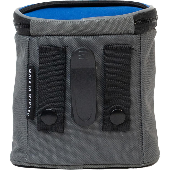 Сумка для ласощів для собак Quickdraw – для тренувань з клікером та відходами – зручна, з відбиваючими елементами (L, блакитний)