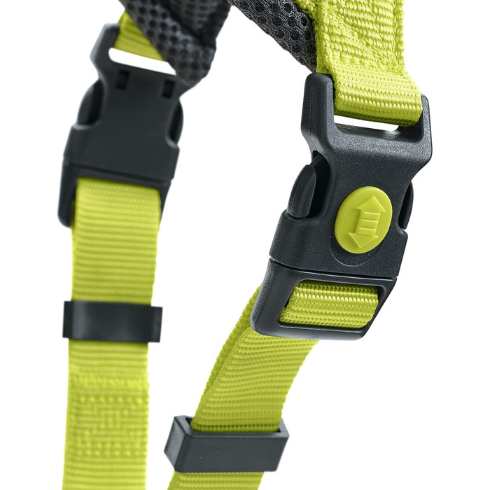 Нашийник для собак HUNTER LONDON COMFORT, дихаюча сітка 3D, 2-разове регулювання, надійний замок, міцний, легкий та простий у догляді, колір: лайм, розмір: S-M