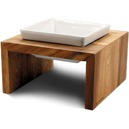 Replus Meshidai: Миска для корму з текового дерева, 0.4 л, True S