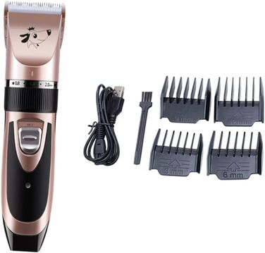 Електрична машинка для стрижки собак Sosoport з аксесуарами. Ергономічний дизайн для безпечного та тихого догляду