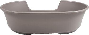 Ліжко Nobby Cosy-Air сірого кольору з пластику, 45 см