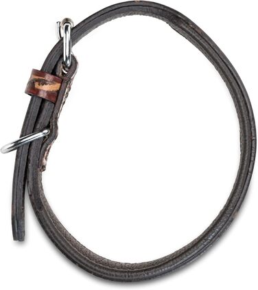 Нашийник для собак Джек Рассел з натуральної шкіри буйвола, регульований, з м'якою підкладкою, ручної роботи, з різьбленням, Alexey (S, 26-34 см)