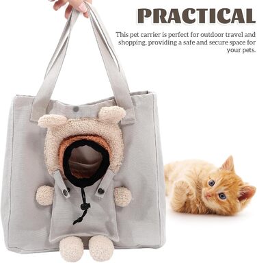 Сумка-переноска для котів та собак UKCOCO: зручна та легка переноска для вигулу на повідку