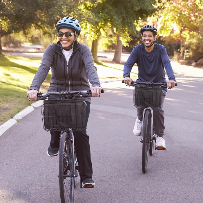 Складаний велосипедний кошик Spesh для передньої/задньої частини з PU-вкладишем, 33x20x22 см