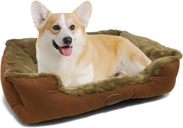 Ліжко для собак Nobleza, великі породи, корзина, диван, подушка, корзина, знімний чохол, 75 x 50 см