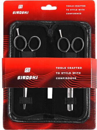 Набір ножиць та витончувачів для стрижки волосся - професійний або для дому