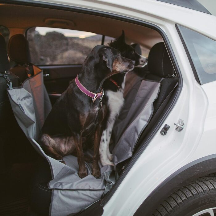 Автогамак для собак RUFFWEAR, універсальний, сірий, захисне покриття на заднє сидіння