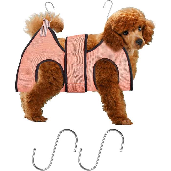 Гамак для тварин Bhoulandi: зручний та дихаючий гамак для котів та собак, армійний зелений, розмір M (S, рожевий)