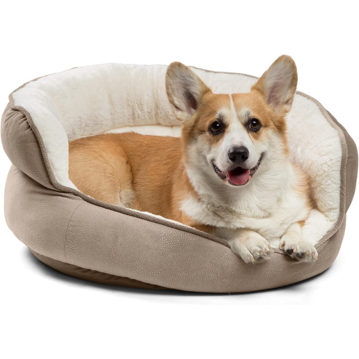 Ліжко для котів і собак Best Friends by Sheri Pet Throne Weizen Jumbo, ортопедичне, кругле