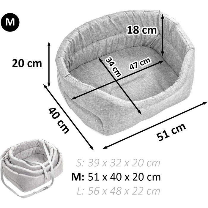 Автомобільний лежак для собак, універсальний, чорний, штучна шкіра (1 шт.)