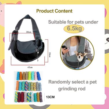 Жовта переносна сумка-переноска для собак та котів (маленьких порід), з регульованим плечовим ременем