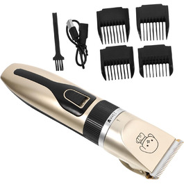 Електрична машинка для стрижки собак Supvox з титановими лезами, тиха та з низькою вібрацією, безпечне стриження вух, морди та лап, для собак та цуценят