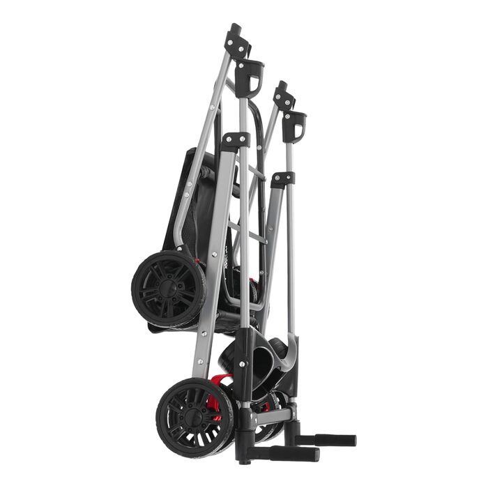 Візок для собак та котів, складаний, чорний, 50x60 см