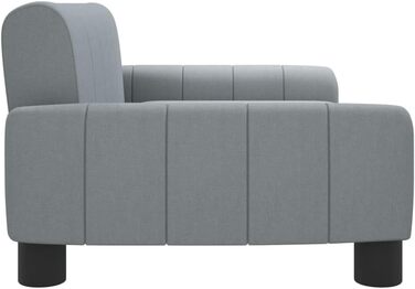 Крісло-лежанка для собак та котів, лежанка для домашніх тварин, 70x45x30 см, світло-сіра