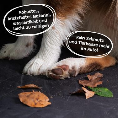 Захист для багажника автомобіля Miauff для собак – преміум-якість та сучасний дизайн. Водостійкий та стійкий до подряпин. Автомобільна ковдра для собак з кишенею, захисна килимок для багажника з захистом краю кузова (стежка)
