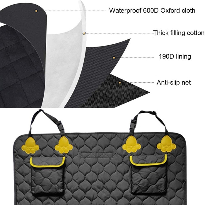 Захист для багажника Skoda Karoq (2021-2024) - килимок для собак, антиковзаюча, легко миється