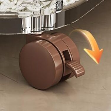 Контейнер для зберігання корму для собак RUIAN, 15/25 кг, на колесах, з ложкою (2 шт.)