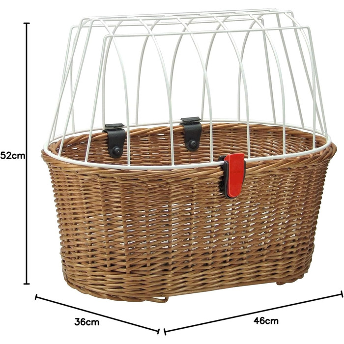 Велосипедний кошик для собак Rixen und Kaul KlickFix Doggy Basket Plus з кріпленням KorbKlip