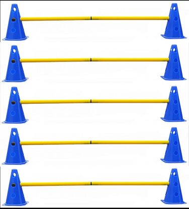 Набір фігур-стібок для координації та дресирування собак, коней, спорту: 5 шт.