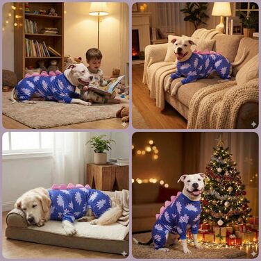 Комбінезон для собак великих порід LovinPet: дихаючий, з UV-захистом, антибактеріальний, для відновлення після операцій, зелено-оранжевий, XXX-Large