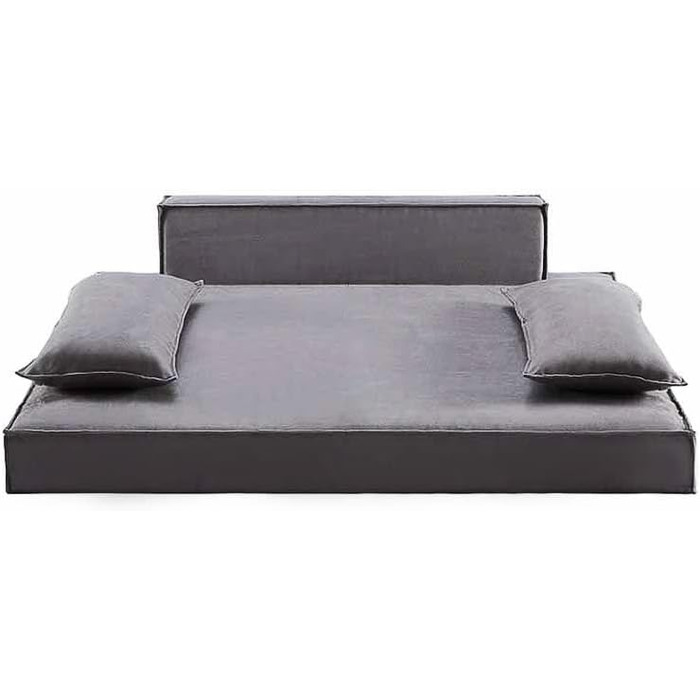 Ортопедичне ліжко для собак HomeConic середнього розміру - м'яке диван-ліжко з Memory Foam, зручне місце для сну, ліжко для собак та котів, сірого кольору