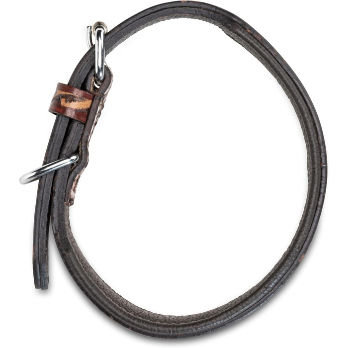 Нашийник для собак Джек Рассел з натуральної шкіри буйвола, регульований, з м'якою підкладкою, ручної роботи, з різьбленням, Alexey (S, 26-34 см)