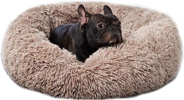 М'яке ліжко для собак та котів, корзина для домашніх тварин, 80 см, хакі