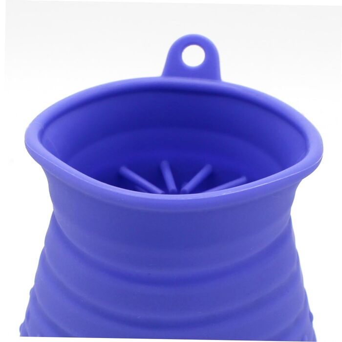 Миска для миття та масажу лап INOOMP для собак та котів з силікону з шипами. Засіб для гігієни лап домашніх тварин для дому та подорожей.