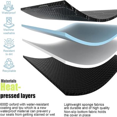 Підстилка для собак у машину з жорстким дном, захист сидіння, універсальна для авто, SUV, вантажівки
