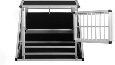 Транспортний бокс Transportbox N36 для собак, алюміній, 70x86x68 см, з аварійним виходом