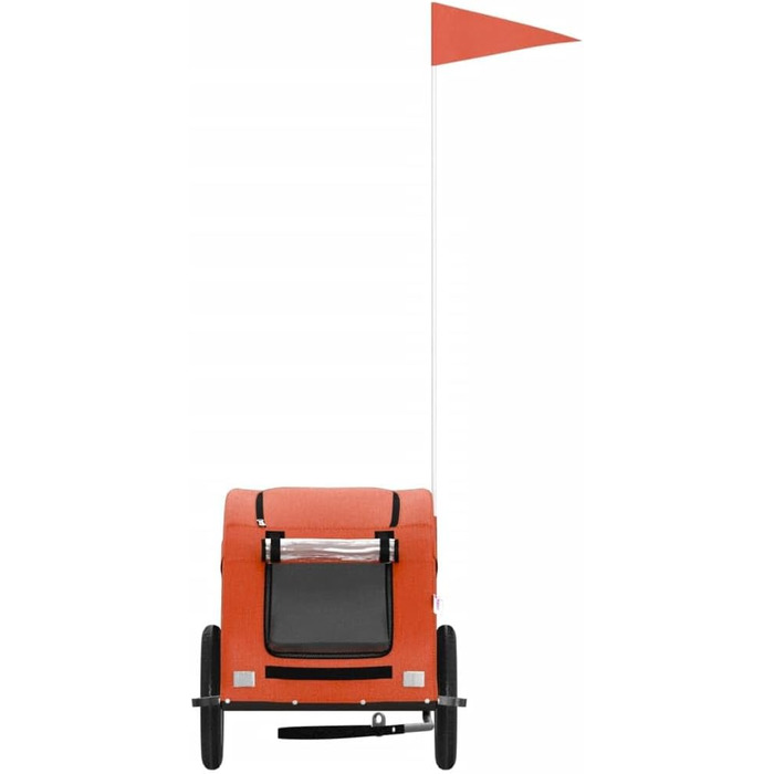 Фahrradanhänger для собак Оксфордська тканина та залізо 124x53x53 см Причіп для собак Oxford