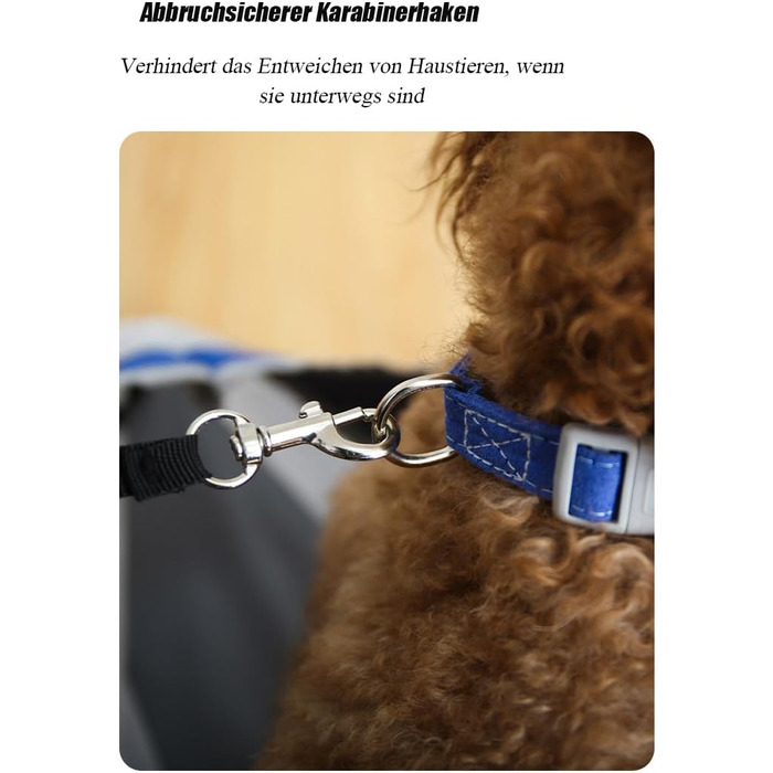 Сумка-переноска для собак та котів XINCHI, блакитна, дихаюча сітка, для прогулянок та активностей на відкритому повітрі