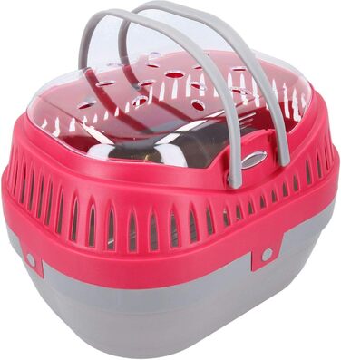 Транспортний бокс для морських свинок, щурів, дегусів, великий, червоний, 3 шт.