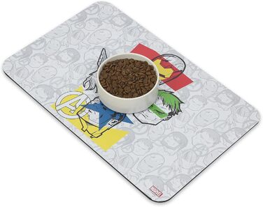 Набір для годування собак Marvel Avengers: Силіконовий килимок з неслизькою основою | Захист від протікання