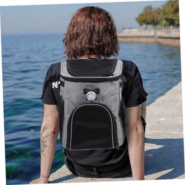 Сумка для перевезення тварин Milisten: складана переноска для собак та котів з високоякісного поліестеру