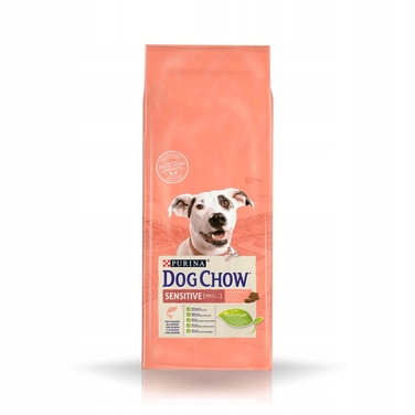 Корм для собак Purina Dog Chow Sensitive Adult Karma з лососем, 14 кг