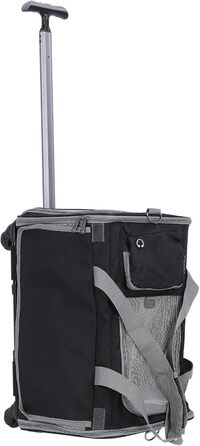 Транспортна переноска для котів та собак на колесах, складна, м'яка, з телескопічною ручкою. Ідеальна для подорожей, кемпінгу та активного відпочинку.