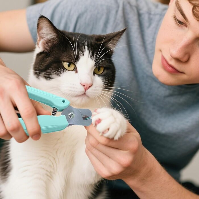 Електричний триммер для собак та котів 2-в-1 з LED-підсвічуванням | Безпечна насадка, перезаряджуваний, зелений | Аксесуар для догляду за тваринами